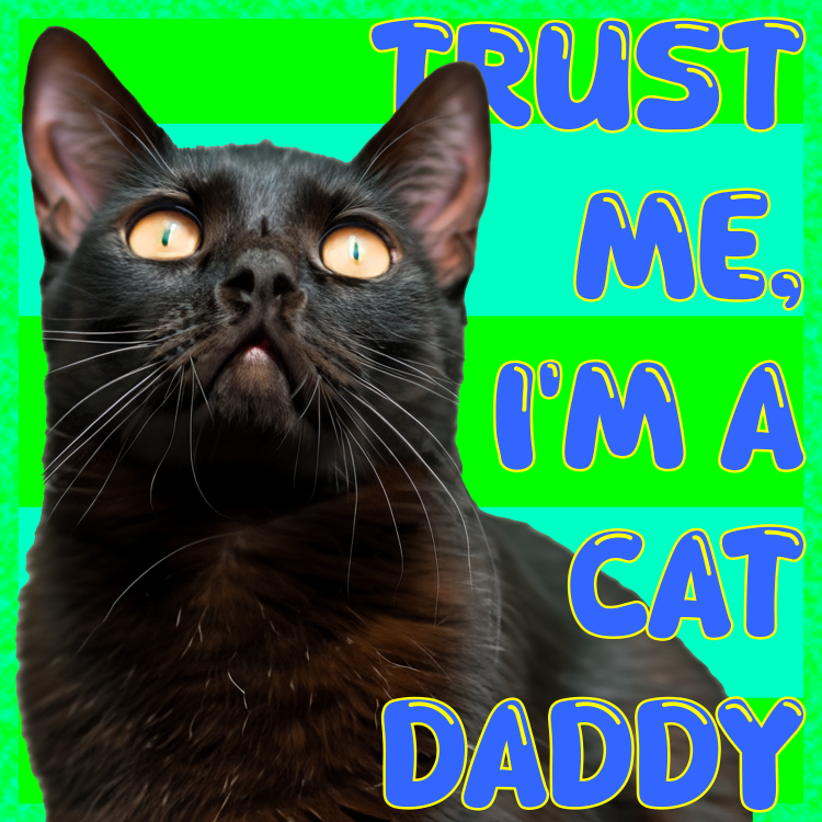 Trust Me, I'm a Cat Daddy Tee-shirt - Image 2