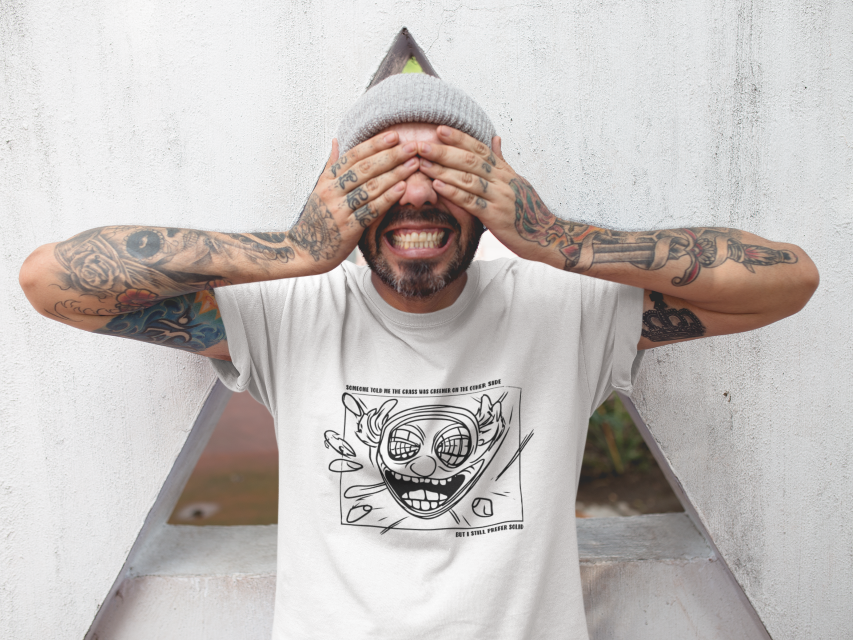 Someone told me the grass was greener on the other side Tee-shirt