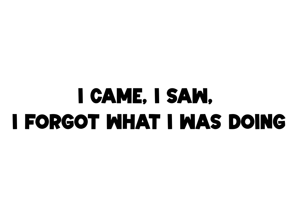 I came I saw I forgot what I was doing Tee-shirt - Image 2