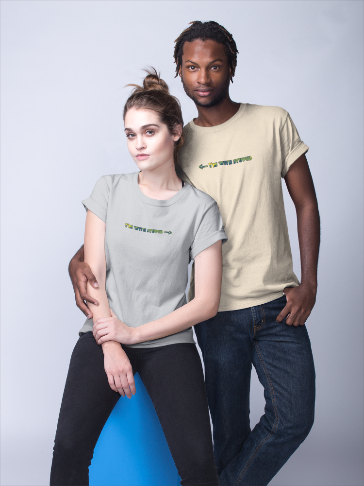 I’m with stupid (Masculine) Tee-shirt