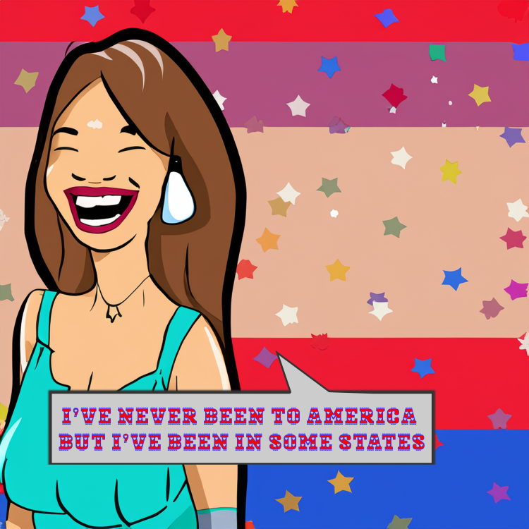 I've never been to America, but I've been in some states Tee-shirt - Image 2