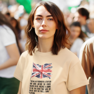 Unite The Kingdom - Fight back or die! Elon Musk Speech Tee-shirt