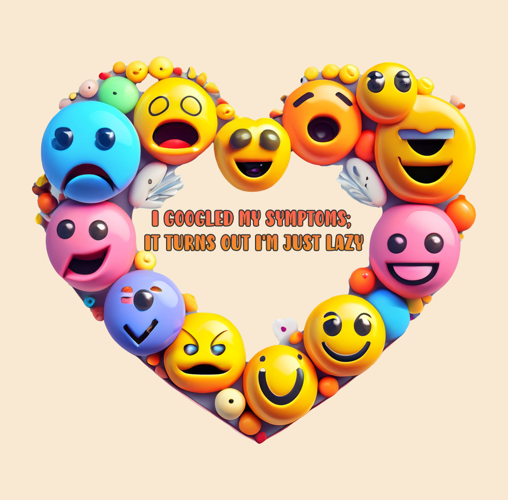 I Googled my symptoms, it turns out I'm just lazy Tee-shirt - Image 2