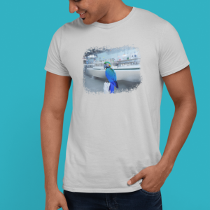 For Science, or something - Parrot in a lab Tee-shirt