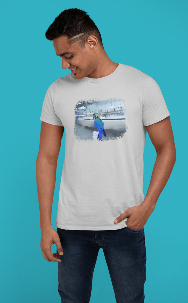 For Science, or something - Parrot in a lab Tee-shirt