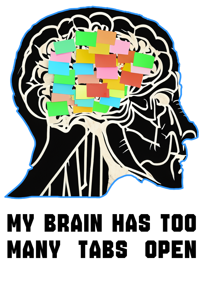 My brain has too many tabs open Tee-shirt - Image 2