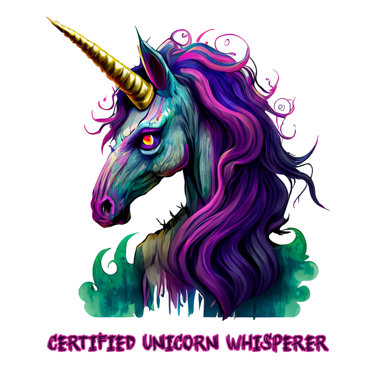 Certified Unicorn Whisperer Tee-shirt - Image 2